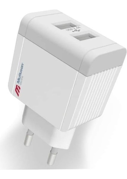 2,4A 5V 2 USB Li Hızlı Şarj Edebilen Şarj Adaptörü
