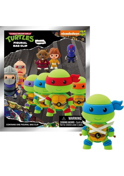 Monogram Ninja Turtles Klipsli Figür Seri 1