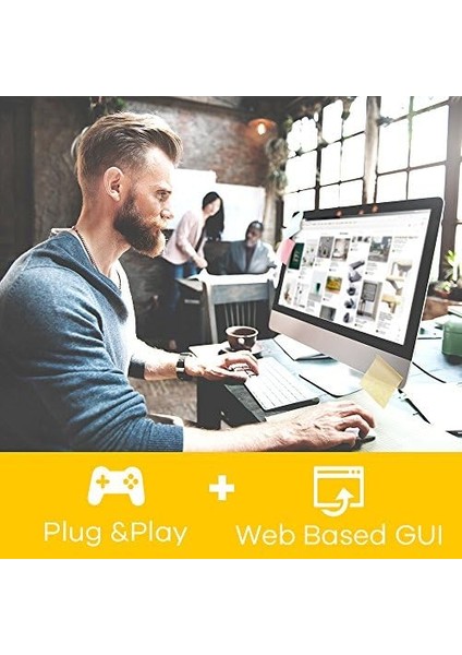 8-Port 10/100/1000 Gigabit Web Managed Poe+ Switch | 60 Watt