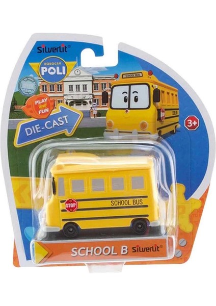Robocar Poli Metal Araç Karakter Figür School B fiyatları