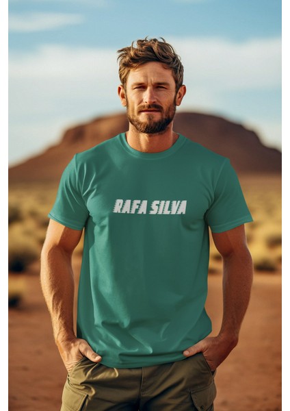 Rafa Silva Sırt Forma Baskılı Unisex Kadın Erkek Kısa Kollu Tişört T-Shirt