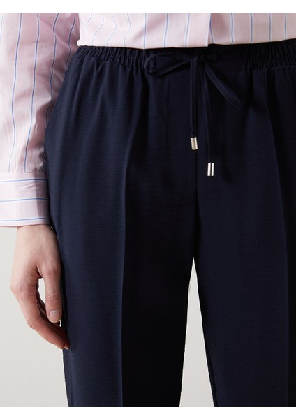 Yeni Sezon Beli Lastikli Havuc Kesim Kadin Pantolon - S5FU64Z8 fırsatları