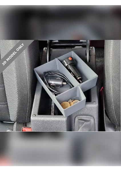 Skoda Octavia Orta Konsol Saklama Kutusu Organizer