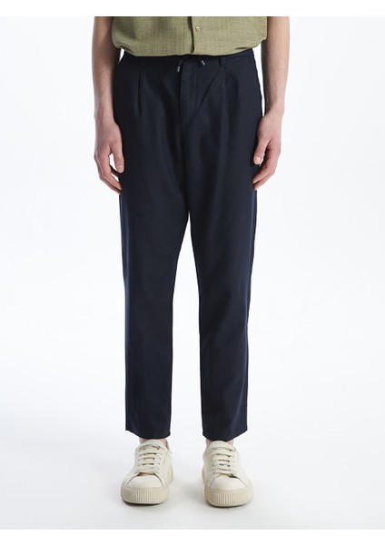 Yeni Sezon Slim Fit Keten Karisimli Erkek Pantolon - S5AR17Z8 modelleri