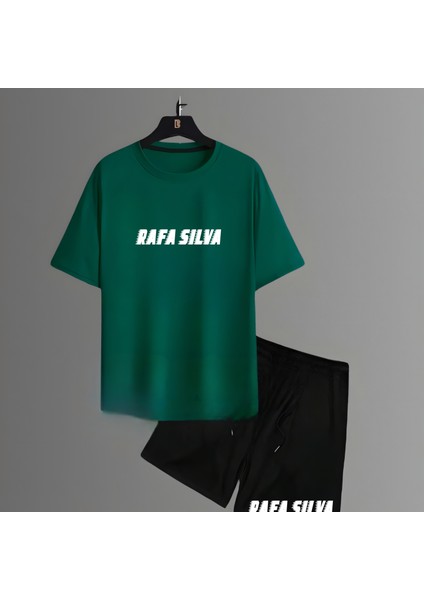 Rafa Silva Sırt Forma Baskılı Unisex Kadın Erkek Kısa Kollu Tişört T-Shirt Şort Takımı fiyatları