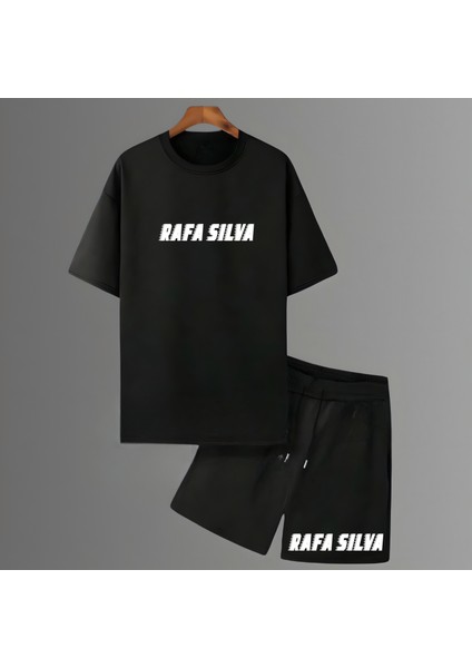 Rafa Silva Sırt Forma Baskılı Unisex Kadın Erkek Kısa Kollu Tişört T-Shirt Şort Takımı fiyatları