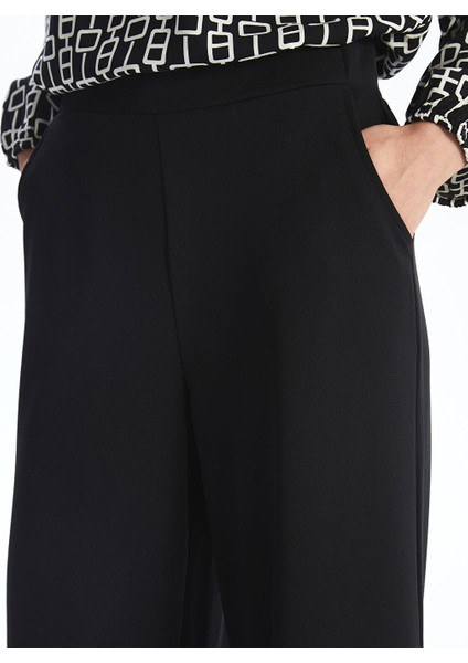 Yeni Sezon Beli Lastikli Genis Paca Kadin Pantolon - S5FY42Z8 fırsatları
