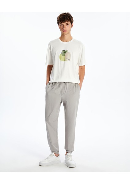 Yeni Sezon Standart Kalip Erkek Jogger Pantolon - S5EK78Z8