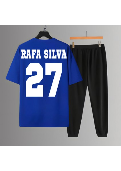 Rafa Silva Sırt Forma Baskılı Unisex Kadın Erkek Kısa Kollu Tişört T-Shirt Eşofman Takımı