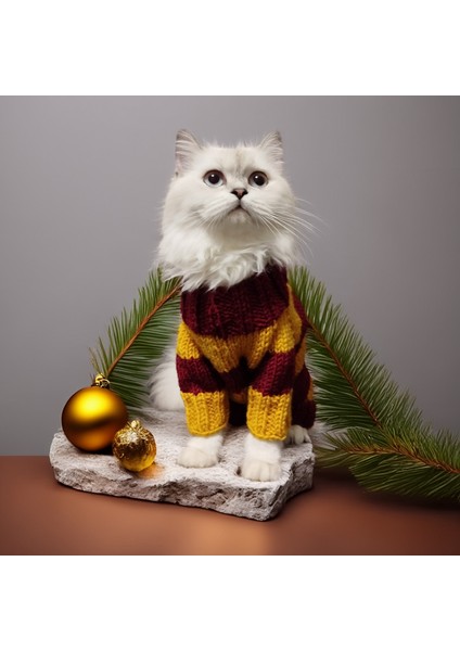 Kedi ve Köpek Için Sarı Kırmızı Çizgili Galatasaray Taraftar Kazak fiyatları