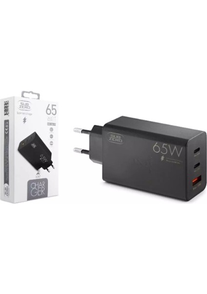 SG87 65W USB + Pd + Pd Girişli Fast Şarj Başlığı | Hızlı ve Güvenli Şarj