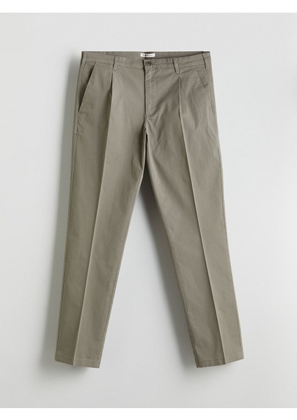 Yeni Sezon Standart Kalip Gabardin Erkek Chino Pantolon - S5FG90Z8