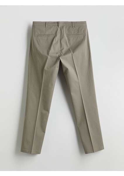 Yeni Sezon Standart Kalip Gabardin Erkek Chino Pantolon - S5FG90Z8