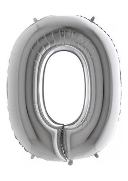 Büro Ev Ofis Etkinik Balonları Için 100CM Silver Model Folyo Balon