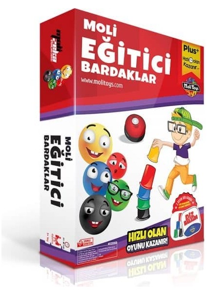 Eğitici Bardaklar – 2 Oyun 1 Arada – Eğitici, Zeka ve Strateji Oyunu