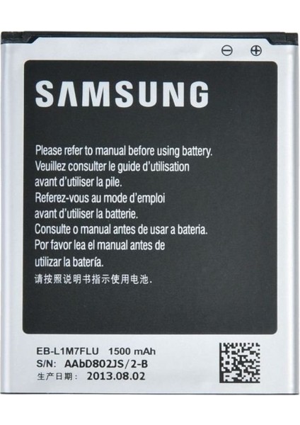 S3 Mini / I8160 Samsung Batarya Pil 1500 Mah EB-L1M7