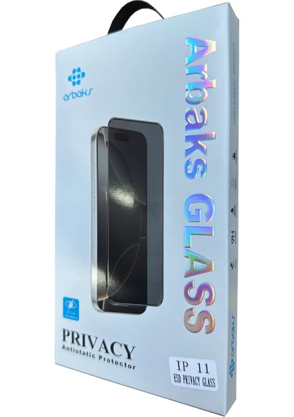 Ip 15 Pro – Iphone Hayalet Antistatik Esd Cam Tam Kaplayan Arbaks