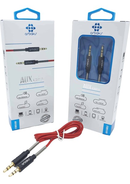 1 Metre 3.5mm Aux Kablosu Arbaks ARB-032 fiyatları