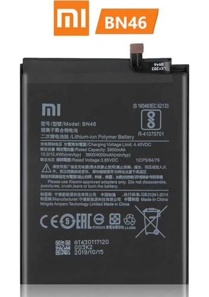 Xiaomi Redmi Note 8 Batarya Pil BN46