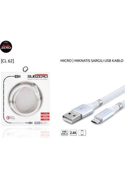 Micro - Mıknatıs Sargılı Hızlı Kablo Subzero CL62 fiyatları