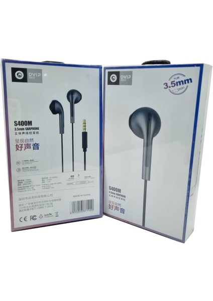 3.5mm Mikrofonlu Kulaklık Dvip S400M