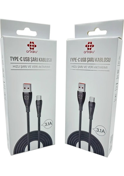 3.1A Type-C Şarj Kablosu Arbaks Arb-51 fiyatları