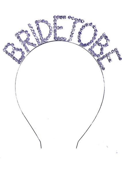 Büro Ev Ofis Etkinlik Gösteri Gelin Kostüm Tacı Için Silver Kristal Taşlı Bride To Be Taç