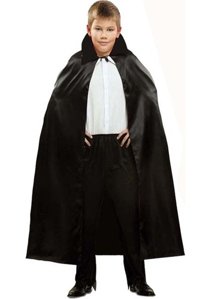 Büro Ev Ofis Etkinlik Korku Kostümü Için 90CM Siyah Yakalı Halloween Pelerini modelleri