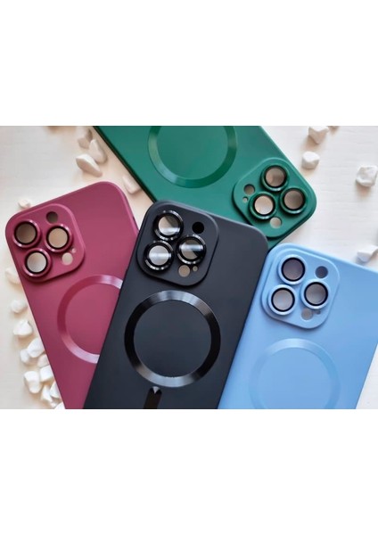 (Mor) iPhone 13 Pro Max - Kılıf Kamera Korumalı Magsafe Wireless Şarj Özellikli fiyatları