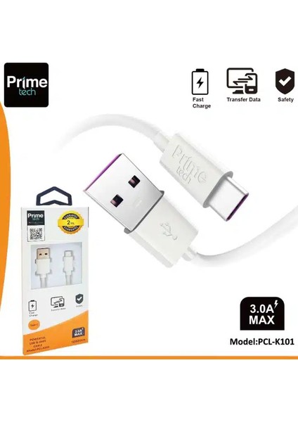 Type-C Qc3 Hızlı 1 Metre Şarj Kablosu PCL-K101