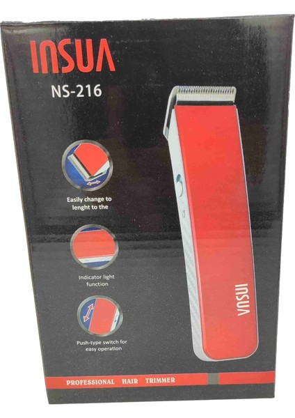 Insua Pro NS-216 Sakal Kesme Makinesi,ense Tüy Temizleme Makinesi, Traş Makinesi