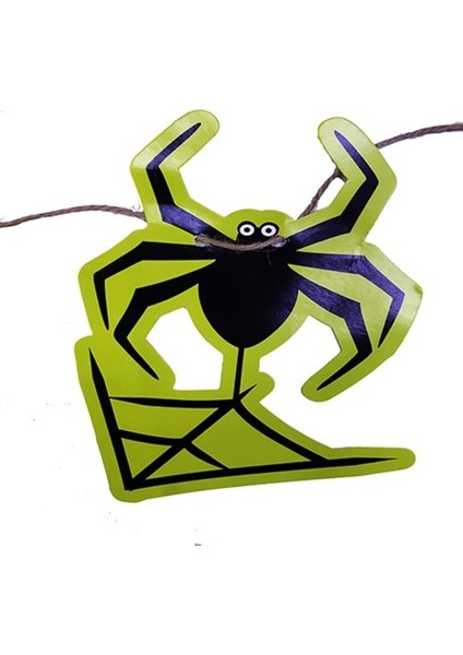 Büro Ev Ofis Etkinik Süsleri Için 2mt Örümcek Şekilli Asmalı Korku Flama Banner Afişi fiyatları