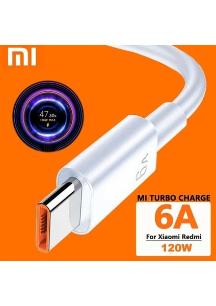 Max 120W Mi Turbo Kablo Saniye Göstergeli 6A Type-C Kablo modelleri