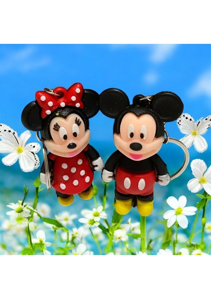 Mickey Mouse Çift Anahtarlık ve Çanta Aksesuarı 2'li fiyatları