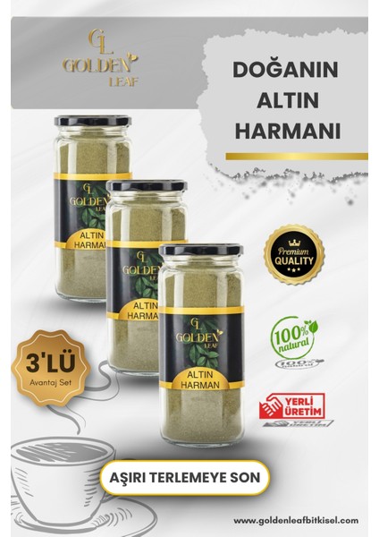 Aşırı Terleme, Ateş Basması ve Uykuya Yardımcı Bitki Çayı - 420 Gr(3'lü)