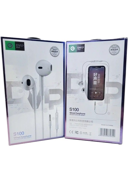 3.5mm Super Bass Mikrofonlu Kulaklık Dvip S100