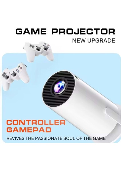 M300 Max Retro Video Oyunu Konsolları Android 11 Sistemi Mini Taşınabilir Akıllı Projektör 720P Ev Projektör 64GB 46000 + Oyunlar