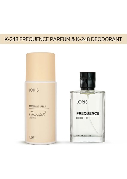K-248 Frequence Kadın Parfüm 50 ml & K-248 Kadın Deodorant 150 ml