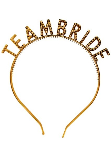 Büro Ev Ofis Etkinlik Gösteri Kostüm Tacı Için Altın Team Bride Gelin Nedime Taç