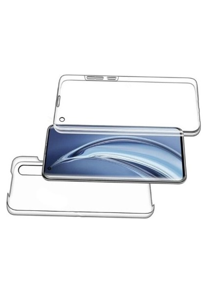 Xiaomi Mi 10 Uyumlu 360° Ön Arka Tam Koruyucu Şeffaf Silikon Full Body Kılıf