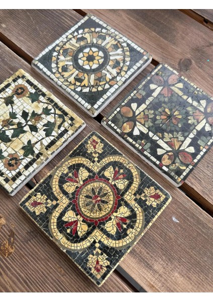 Doğaltaş Bardak Altlığı - 4'lü Set 10 x 10 cm fiyatları