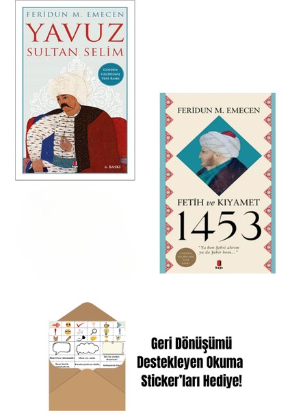 Feridun M. Emecen 2 Kitap Set + Okuma Sticker'ları
