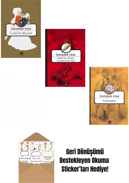 Iskender Pala 3 Kitap Set + Okuma Sticker'ları
