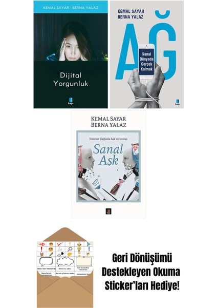 Kemal Sayar 3 Kitap Set + Okuma Sticker'ları