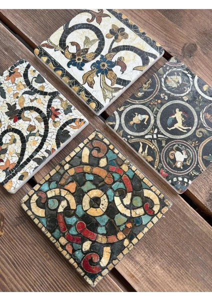Doğaltaş Bardak Altlığı - 4'lü Set 10 x 10 cm fiyatları