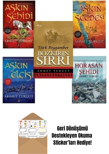 Ahmet Turgut 5 Kitap Set + Okuma Sticker'ları