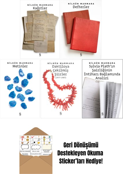 Nilgün Marmara 5 Kitap Set + Okuma Sticker'ları