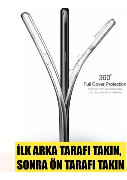 Xiaomi 15 Pro Uyumlu 360° Ön Arka Tam Koruyucu Şeffaf Silikon Full Body Kılıf