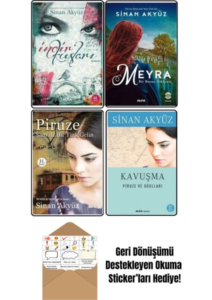 Sinan Akyüz 4'lü + Okuma Sticker'ları