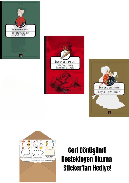 Iskender Pala 3 Kitap Set + Okuma Sticker'ları
